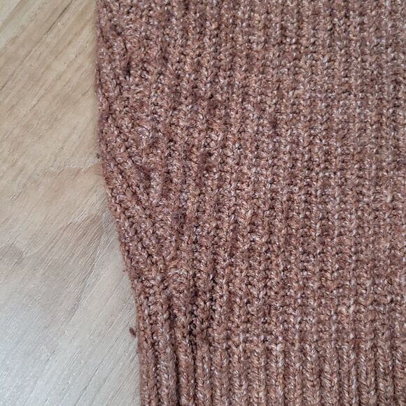 🔹️Anthropologie Yes Lola Rust Colored Cowl Neck Sweater Small - Picture 10 of 10